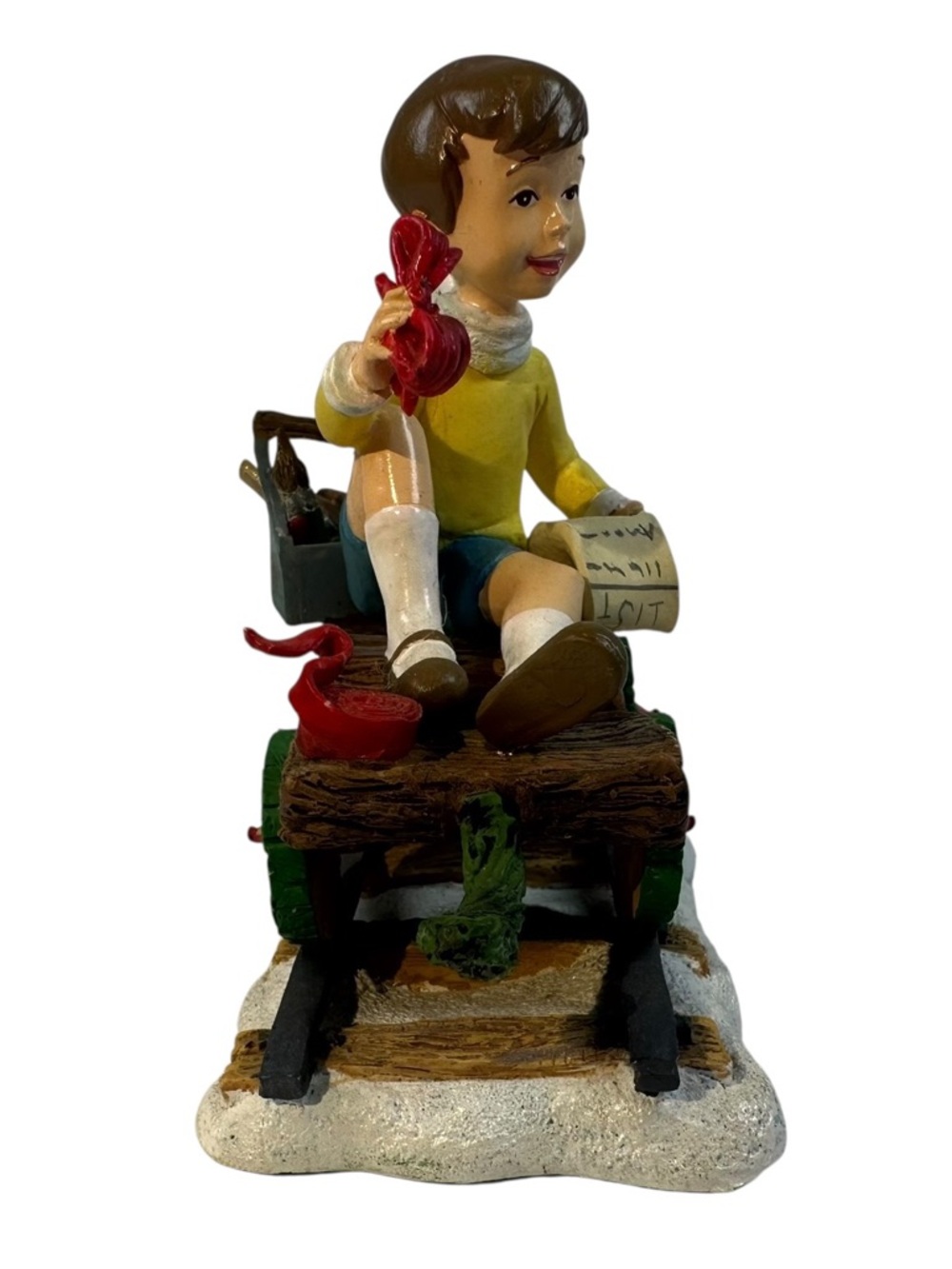 Piglet Holiday Express Disney Christopher Robin Danbury Mint Christmas Pooh Vtg - Picture 3 of 11